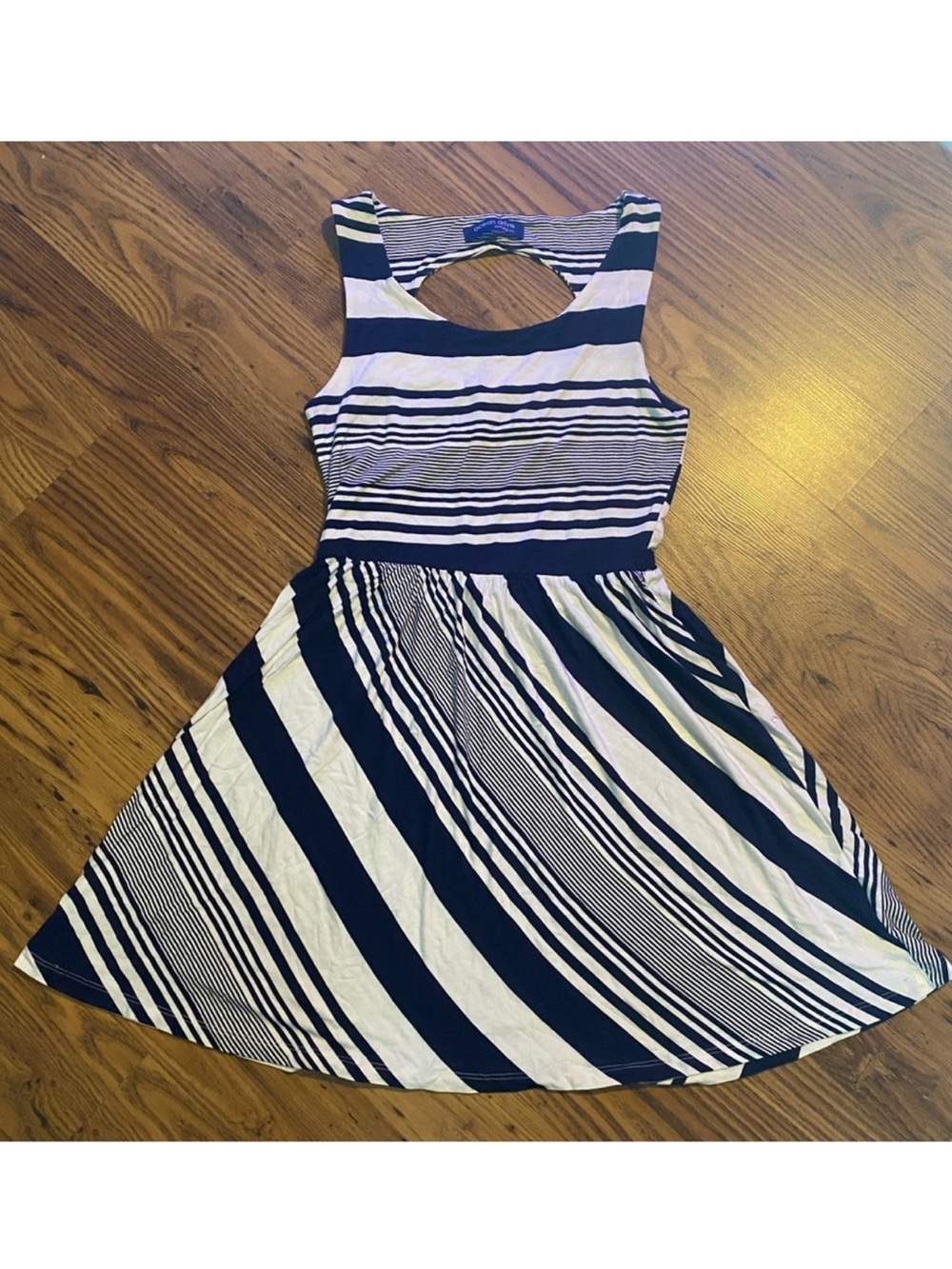 Nautical Navy & White Striped Dress